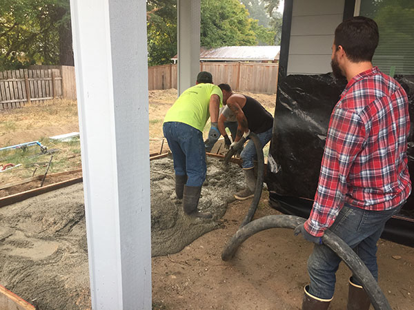 Poulsbo Foundation Pours